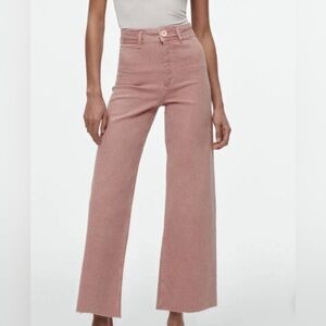 ZARA Marine High-waist Sailor Jeans With Pockets Size 0